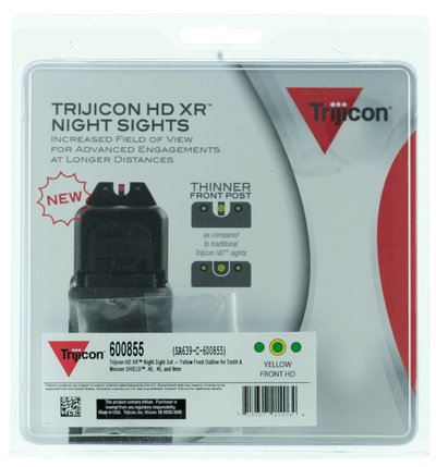 Trijicon Trijicon Night Sight Set Hd Xr - Yellow Outline S&w Shield Sights Gun/bow