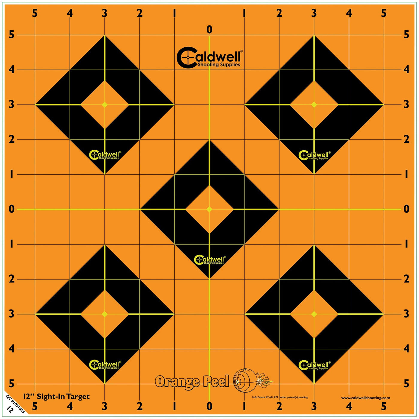 Caldwell Caldwell Ornge Peel Sight-in 12" (5) Targets